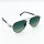 Davidoff DATS113-02 Herren-Sonnenbrille, 56mm Gläser, 17mm Steg, 150mm Bügel, schwarz, grüne Verlaufsgläser