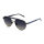 Davidoff DATS112-01 Herren-Sonnenbrille, 52mm Gläser, 18mm Steg, 145mm Bügel, schwarz, blaue Verlaufsgläser
