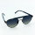 Davidoff DATS112-01 Herren-Sonnenbrille, 52mm Gläser, 18mm Steg, 145mm Bügel, schwarz, blaue Verlaufsgläser