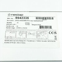 Nedap uPASS UHF W26, 25x vorprogrammierte Windschutzscheiben-Tags, RFID, kontaktlose Fahrzeugidentifikation