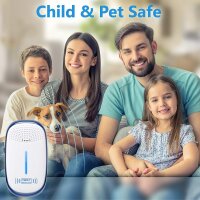 P4 Ultrasonic Pest Repeller 4-Pack, Plug-in Mouse Repellent, Chemical-Free, for Mice and Insects