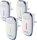 P4 Ultrasonic Pest Repeller 4-Pack, Plug-in Mouse Repellent, Chemical-Free, for Mice and Insects