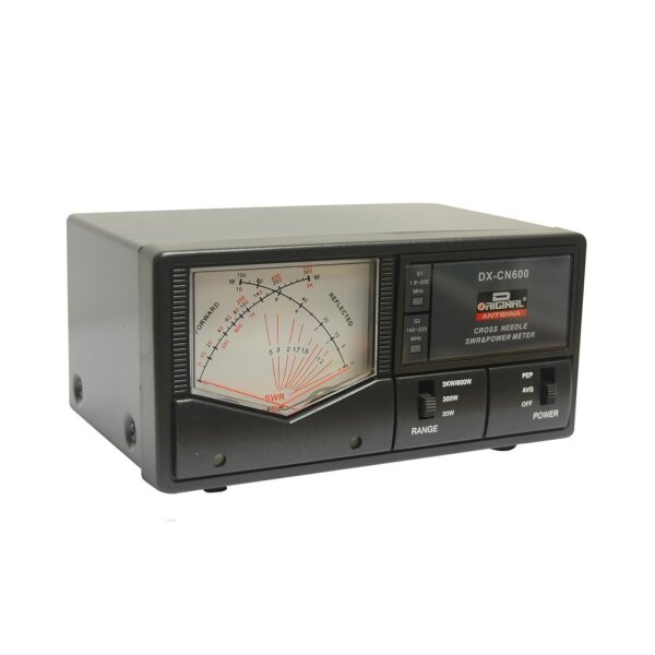 DX-CN600 SWR and power meter, frequency range 1.8–160 MHz & 140–525 MHz, max. 3 kW input power
