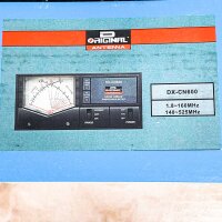 DX-CN600 SWR and power meter, frequency range 1.8–160 MHz & 140–525 MHz, max. 3 kW input power
