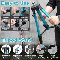 3D cross line laser with 16 lines, self-leveling, including tripod, rechargeable, multi-function leveling device