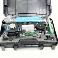 3D cross line laser with 16 lines, self-leveling, including tripod, rechargeable, multi-function leveling device