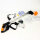 Cordless grass trimmer, 30 cm cutting width, incl. Li-ion battery, charging station, spool of thread, edge trimming wheel, safety equipment