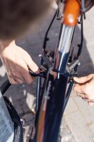 ABUS IvyTex 6KS/85 Kettenadapter, Fahrradschloss, 6 mm...
