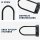 ABUS Granit XPlus 540 U-lock, 230 mm, SH B holder, XPlus cylinder, security level 15, bicycle lock