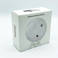 HIKVISION DS-PDSMK-E-WE Funk-Rauchmelder, 868 MHz, kabellos, optischer Sensor, Batteriebetrieb