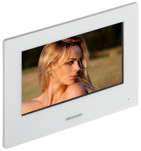 Hikvision DS-KH6320-WTE1, IP-Video-Innenstation, 7" Touchscreen, WLAN, Weiß