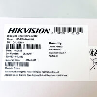 Hikvision AX Pro DS-PWA64-KIT-WE Wireless Alarm System, 64 Zones, 868 MHz, White, Wireless, Set with Accessories