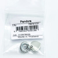 Pandora Moments 798761C01 Heart Charm Pendant, Sterling Silver, Engraved, Cubic Zirconia, Charm for Bracelet