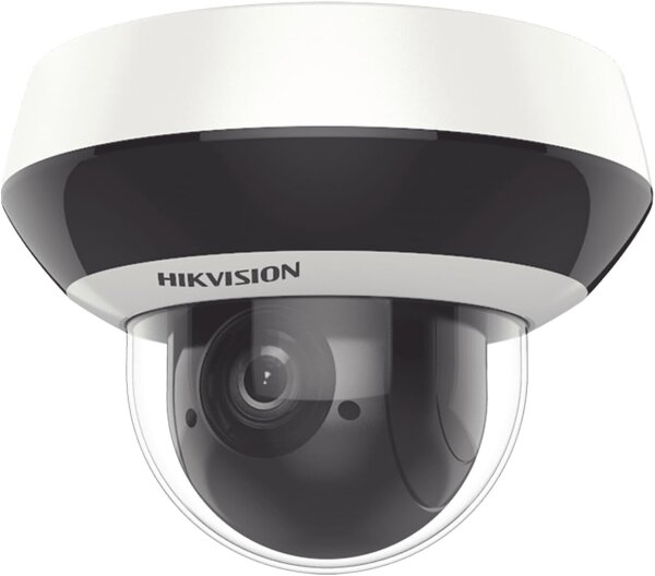 Hikvision DS-2DE2A404IW-DE3 Mini PTZ Camera, 4MP, 4x Optical Zoom, PoE, H.265, Compact, Pan/Tilt