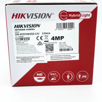 Hikvision DS-2CD1043G2-LIU, 4MP Bullet IP Camera, 2.8mm Lens, Smart Hybrid Light, Network Surveillance