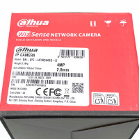 Dahua DH-IPC-HFW2441S-S Surveillance Camera, 4MP, 2.8mm Lens, Smart Motion Detection, Perimeter Protection
