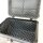 Aluminum motorcycle top case, black waterproof travel case, helmet storage, robust, lockable