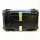 Aluminum motorcycle top case, black waterproof travel case, helmet storage, robust, lockable