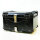 Aluminum motorcycle top case, black waterproof travel case, helmet storage, robust, lockable