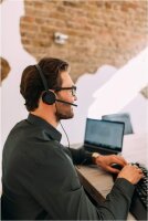 beyerdynamic HSP 321 Single-Ear Headset, Electret Condenser Microphone, 3.5 mm TRRS, Single-Sided, Lightweight Professional Headset