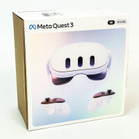 Meta Quest 3 VR-Headset, 512 GB, 4K, kabellos, Mixed Reality, All-in-One Virtual-Reality-Brille