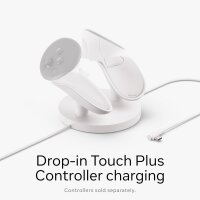 Meta Quest Compact Charging Dock, wireless charging station for Meta Quest 3/3S, magnetic, with LED indicator, including battery and charging adapter