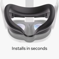Meta Quest 3 Silikon-Gesichtspolster, Zubehör für VR-Headset, weiches Interface, leicht zu reinigen