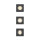 Philips Peridot LED GU10 3er-Set, quadratische Einbaustrahler, schwarz, Aluminium, versenkbar, Deckenleuchte