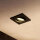 Philips Peridot LED GU10 3er-Set, quadratische Einbaustrahler, schwarz, Aluminium, versenkbar, Deckenleuchte