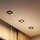Philips Peridot LED GU10 3er-Set, quadratische Einbaustrahler, schwarz, Aluminium, versenkbar, Deckenleuchte