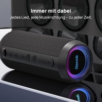 RIENOK S1 Mini Bluetooth Speaker, 30W, Portable, Bluetooth 5.3, Stereo, Strong Bass, IPX7 Waterproof, Wireless