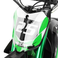 HECHT 54501 Kinder Elektro Pocketbike, 500W, 36V 8Ah Akku, 25 km/h, Motorrad, grün, für Kinder