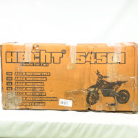 HECHT 54501 Kinder Elektro Pocketbike, 500W, 36V 8Ah Akku, 25 km/h, Motorrad, grün, für Kinder