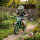 HECHT 54501 Kinder Elektro Pocketbike, 500W, 36V 8Ah Akku, 25 km/h, Motorrad, grün, für Kinder