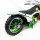 HECHT 54501 Kinder Elektro Pocketbike, 500W, 36V 8Ah Akku, 25 km/h, Motorrad, grün, für Kinder