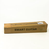 Smart Guitar SG7, MIDI-Gitarre, Schwarz, integrierter Lautsprecher, kabellos, Touch-Display, Lernfunktionen