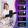 Smart Guitar SG7, MIDI-Gitarre, Schwarz, integrierter Lautsprecher, kabellos, Touch-Display, Lernfunktionen