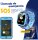 Blackview Z20 Kinder-Smartwatch, 1,83" Display, GPS, Videoanruf, Sprachchat, SOS, Schulmodus, Wecker, Schrittzähler, 800mAh, Blau