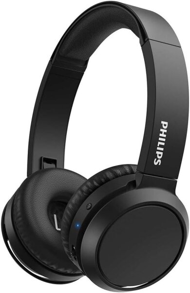 Philips TAH4205 On-Ear Bluetooth-Kopfhörer, 29h Akku, Schnellladung, Bass Boost, Geräuschisolierung, faltbar, Schwarz