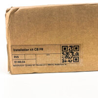 Quooker CUBE Installationsset, Modell 51.165.04, Edelstahl, für Kalt-, Sprudel- und gekühltes Wasser, einfache Montage