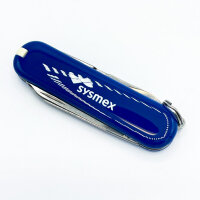 Victorinox small blue pocket tool, compact Swiss multi-tool with versatile functions