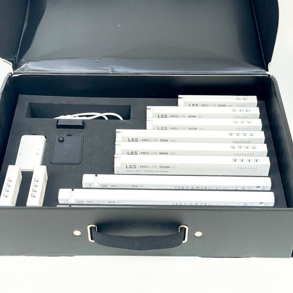 L&S MEC LITE LED driver set 24V, 20-150W, slim versions, multi-dim, matte white, model MEC LITE/LITE MT