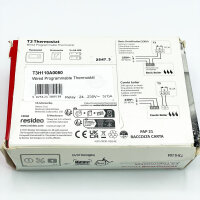 Honeywell Home T3H110A Raumthermostat, programmierbar, digitales Display, einfache Bedienung, ohne Montageschrauben