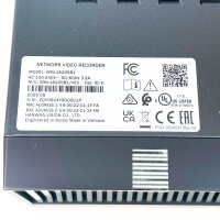 Hanwha Vision XRN-1620SB1, 16-channel NVR, network video recorder, 4K resolution, HDMI/VGA, H.265, PoE support