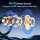 STECEi HD65 Sport In-Ear Bluetooth 5.4 Headphones, 75h Battery, HD Microphone, Ear Hooks, IP7 Waterproof, Blue