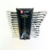 RS PRO 487191 Schraubenschlüsselsatz, 12-tlg., 8-19mm, Chrom-Vanadium, verchromt, inkl. Koffer