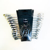 RS PRO 487191 Schraubenschlüsselsatz, 12-tlg., 8-19mm, Chrom-Vanadium, verchromt, inkl. Koffer