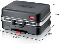 KNIPEX 00 21 06 LE, empty tool case, wheeled, robust, large capacity, telescopic handle