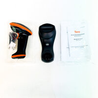 Tera HW0008 2D Barcode Scanner, Wireless, with Charging Station, Fast Scanning, USB Receiver, for Warehouse and Retail