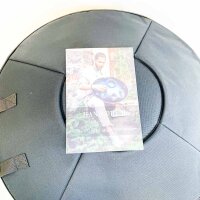 Steel Tongue Drum Rain, 9 Töne, goldene Handpan für Anfänger, Percussion-Instrument aus Stahl